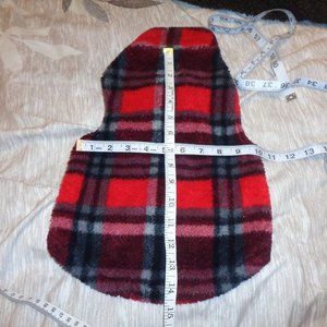 Plaid Dog Shirt Size Large